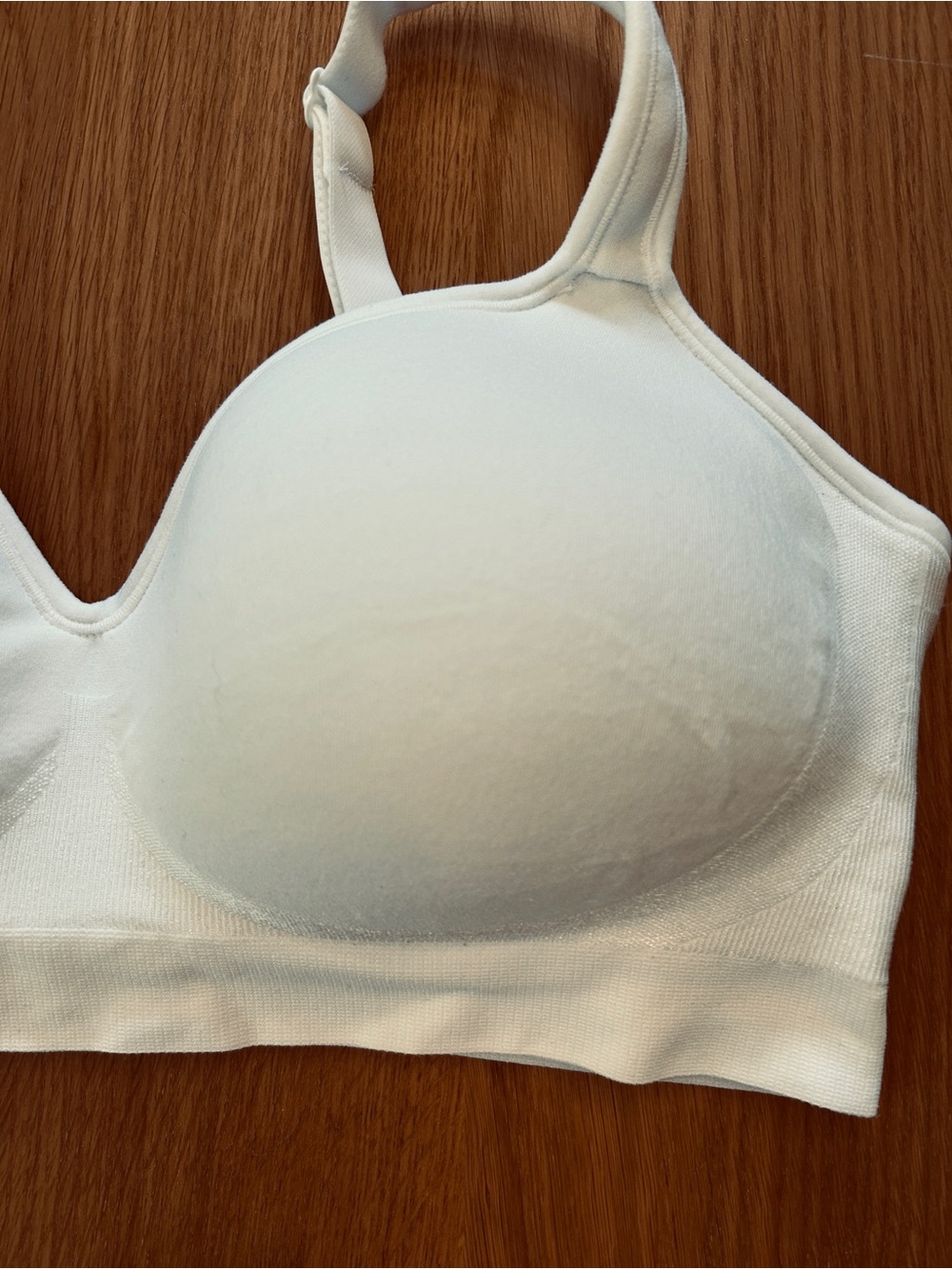 Shapermint Essentials Size M White Sweetheart Wireless Contour Bra - Picture 7 of 11